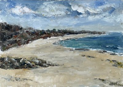 Marazion Beach - oil - 21 x 30cm