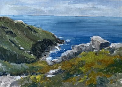 Carn Porth - oil - 21 x 30cm